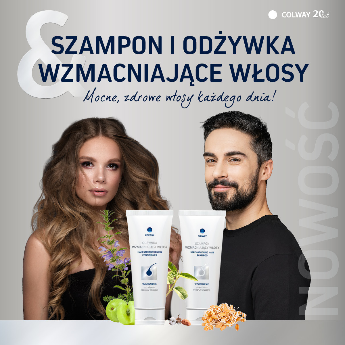 Szampon Wzmacniający Włosy COLWAY