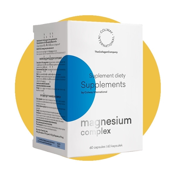 Colway International Magnesium Complex 60 kapsułek Magnez Witamina B6