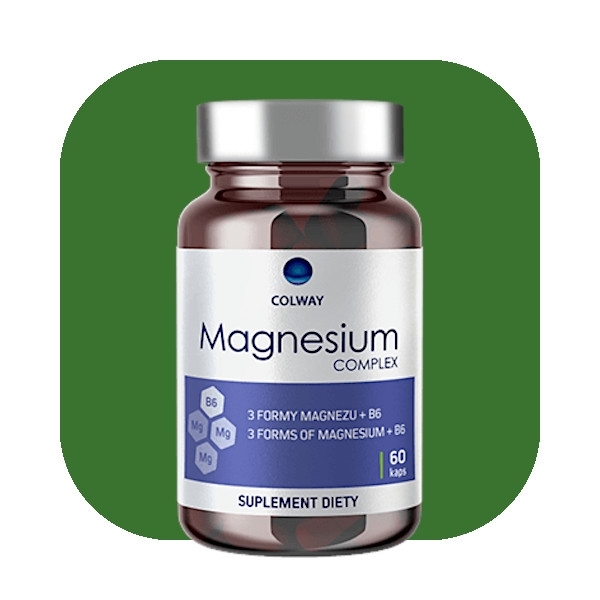 Magnesium Complex COLWAY Kompozycja 3 form magnezu z witaminą B6
