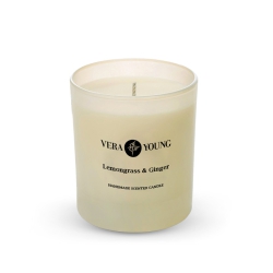 Vera Young DANDY - Lemongrass & Ginger - 220g 55h - Zapachowa Świeca Sojowa